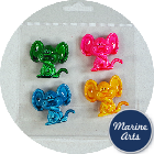 8041-P8 - Coloured Mice - 4 Pack